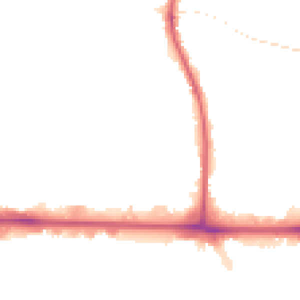 Night-time road noise heatmap for UB3 5LH