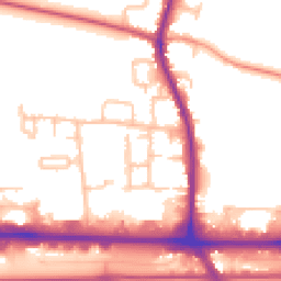 Daytime road noise heatmap for UB3 5LQ