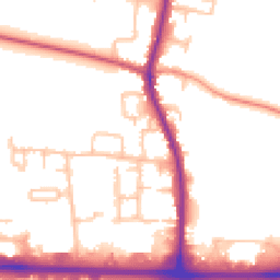 Daytime road noise heatmap for UB3 5LZ