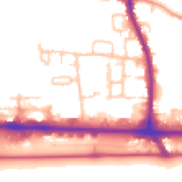 Daytime road noise heatmap for UB3 5NG