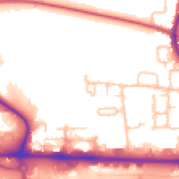 Daytime road noise heatmap for UB3 5NL