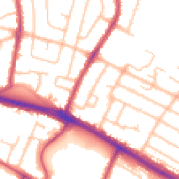 Daytime road noise heatmap for UB4 0AD