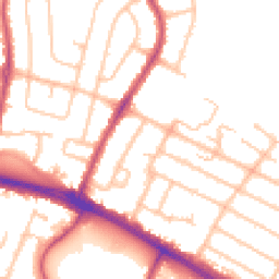 Daytime road noise heatmap for UB4 0AE
