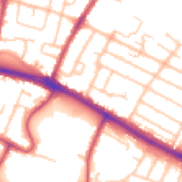 Daytime road noise heatmap for UB4 0AG