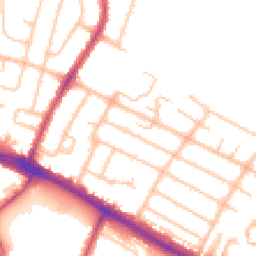 Daytime road noise heatmap for UB4 0AN