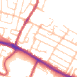 Daytime road noise heatmap for UB4 0AS