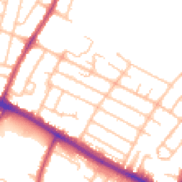 Daytime road noise heatmap for UB4 0AW