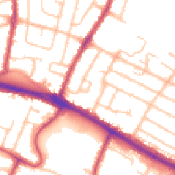 Daytime road noise heatmap for UB4 0AY