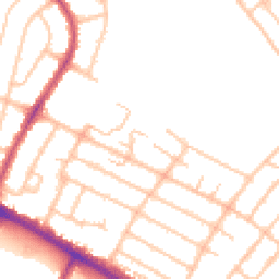 Daytime road noise heatmap for UB4 0AZ