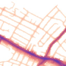 Daytime road noise heatmap for UB4 0BD