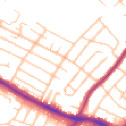 Daytime road noise heatmap for UB4 0BN