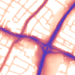 Daytime road noise heatmap for UB4 0JA