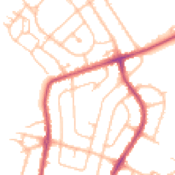 Daytime road noise heatmap for UB4 8AT