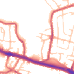 Daytime road noise heatmap for UB4 8DY