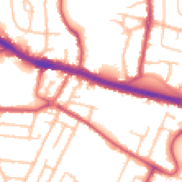 Daytime road noise heatmap for UB4 8JW