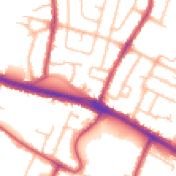 Daytime road noise heatmap for UB4 8JY