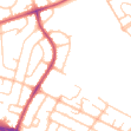 Daytime road noise heatmap for UB4 8QS