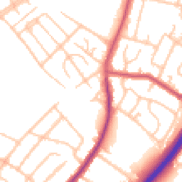 Daytime road noise heatmap for UB4 9AH