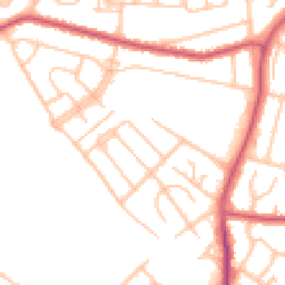 Daytime road noise heatmap for UB4 9HD