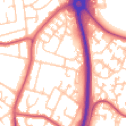 Daytime road noise heatmap for UB4 9LT