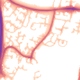 Daytime road noise heatmap for UB4 9RF