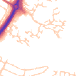 Daytime road noise heatmap for UB4 9YE