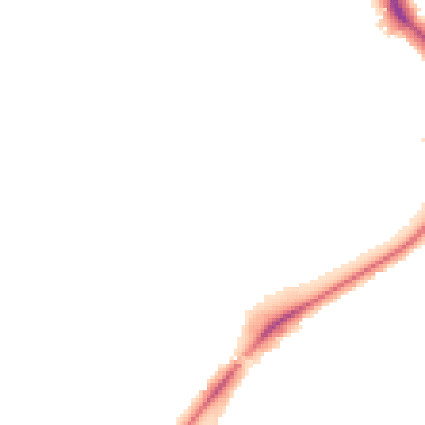 Night-time road noise heatmap for UB5 4AP