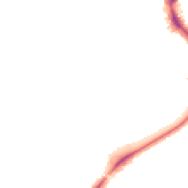 Night-time road noise heatmap for UB5 4AU