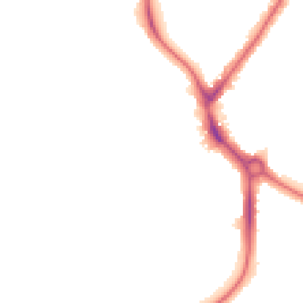Night-time road noise heatmap for UB5 4BP