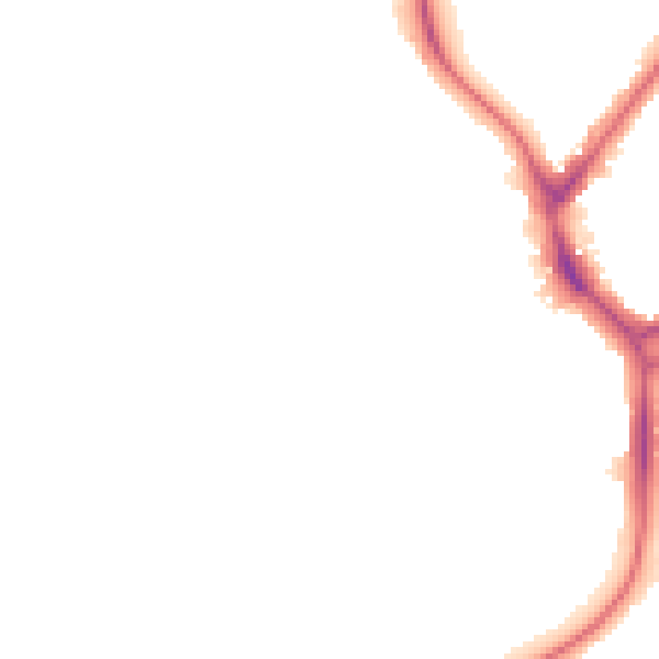 Night-time road noise heatmap for UB5 4BS
