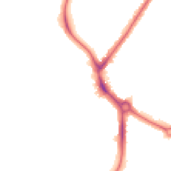 Night-time road noise heatmap for UB5 4BW