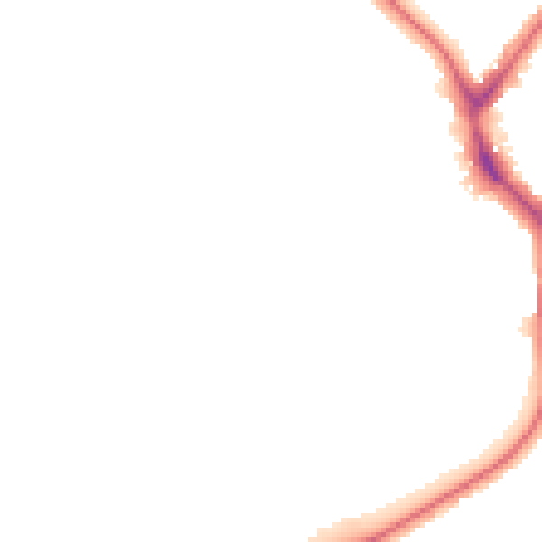 Night-time road noise heatmap for UB5 4DB