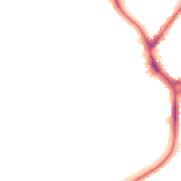 Night-time road noise heatmap for UB5 4DD