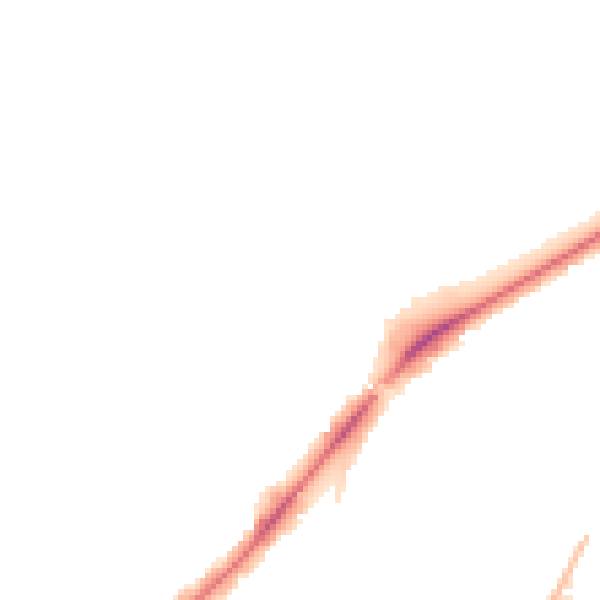 Night-time road noise heatmap for UB5 4DH