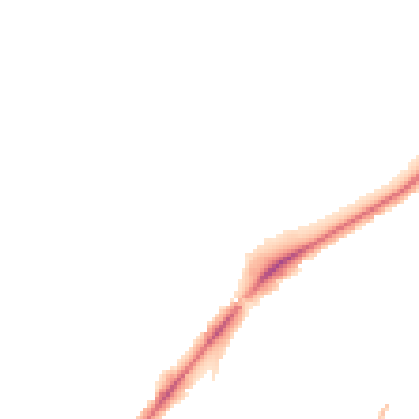 Night-time road noise heatmap for UB5 4DN