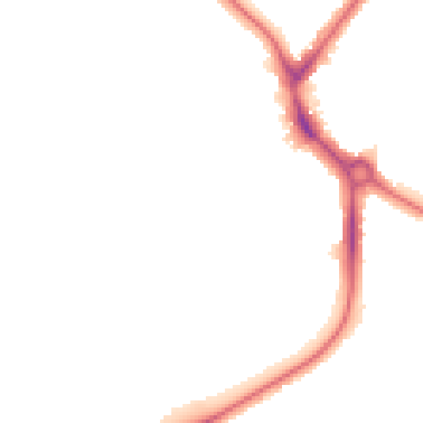 Night-time road noise heatmap for UB5 4EP