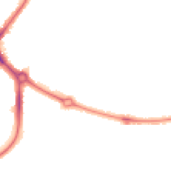 Night-time road noise heatmap for UB5 4JP