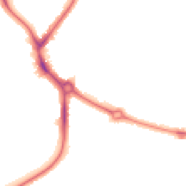 Night-time road noise heatmap for UB5 4JX