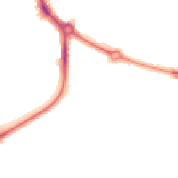 Night-time road noise heatmap for UB5 4LS