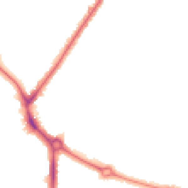 Night-time road noise heatmap for UB5 4RT