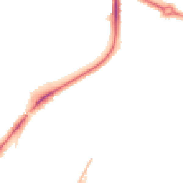 Night-time road noise heatmap for UB5 4SD
