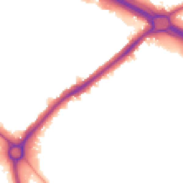 Night-time road noise heatmap for UB5 5BA