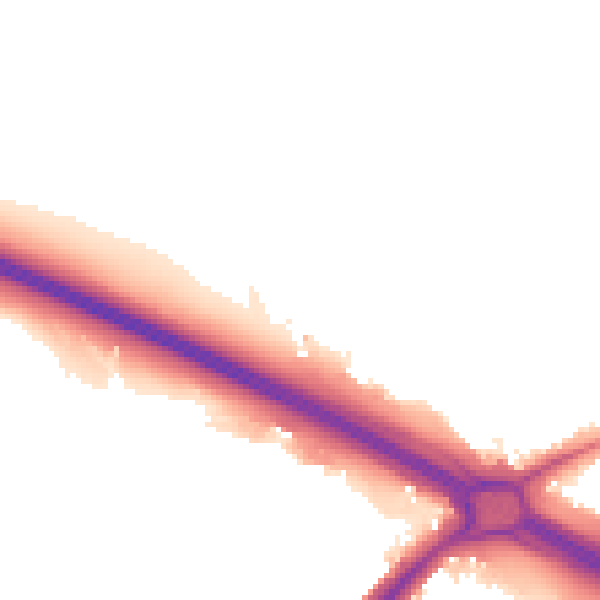 Night-time road noise heatmap for UB5 5FG