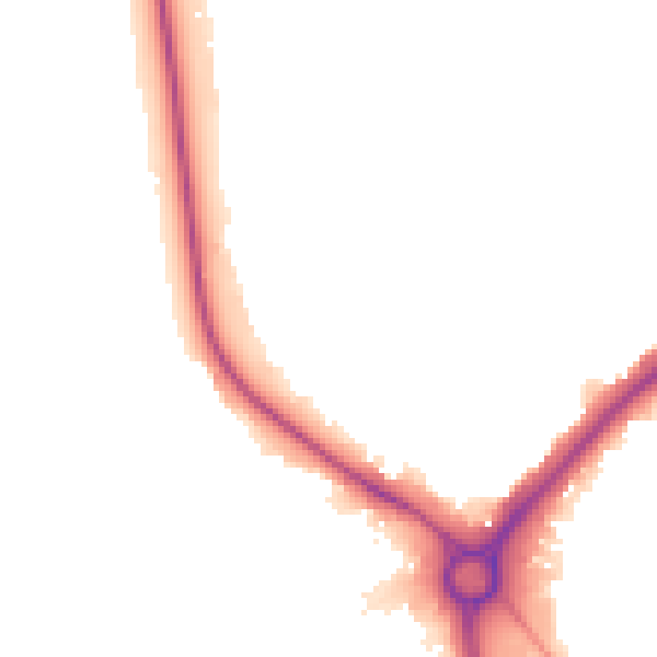 Night-time road noise heatmap for UB5 5JS