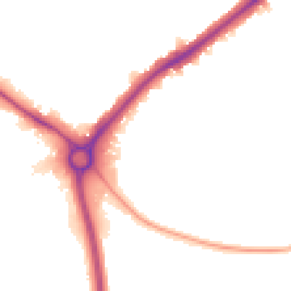 Night-time road noise heatmap for UB5 5NX