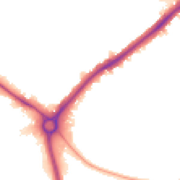 Night-time road noise heatmap for UB5 5PS