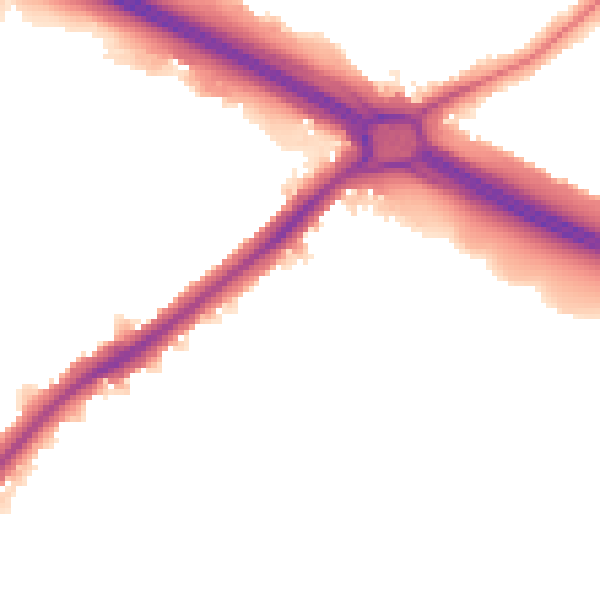 Night-time road noise heatmap for UB5 5QE