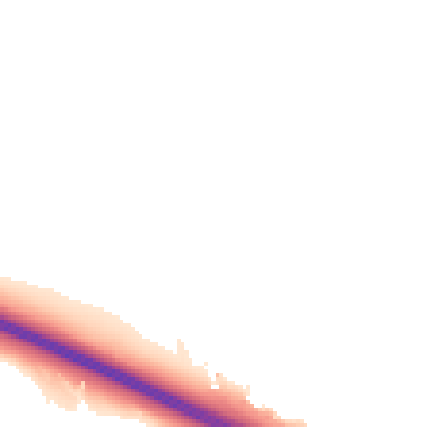 Night-time road noise heatmap for UB5 5SJ