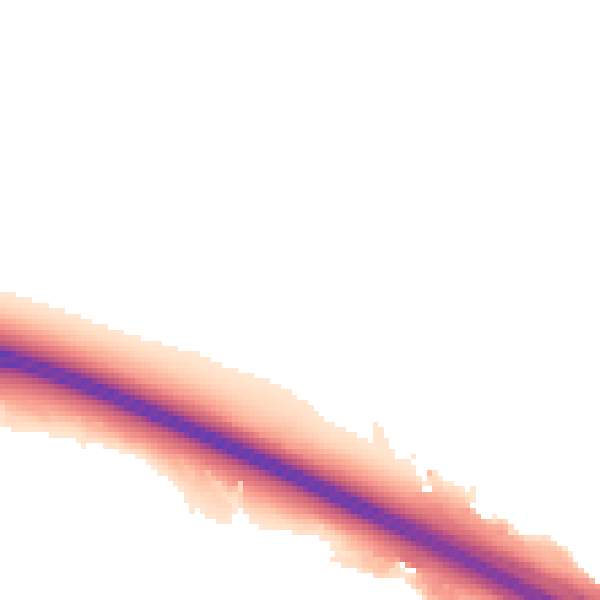 Night-time road noise heatmap for UB5 5SS