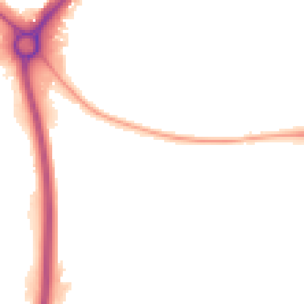 Night-time road noise heatmap for UB5 6AX